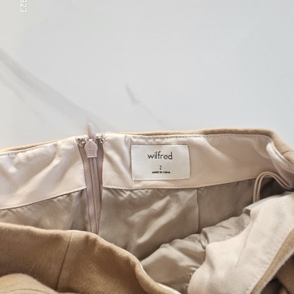 Wool Blend Mini Skirt - Picture 2 of 6